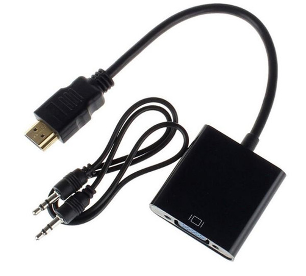 1080P HDMI to VGA Converter Adapter With Audio data cable video converter adapter For xbox 360 PS3 PC360 tvbox