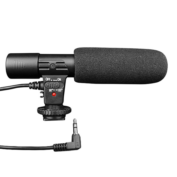 Marsnaska Mic 01 Shotgun Professional Studio/Stereo Recording 3.5mm Microphone/Microfone for CANON NIKON PENTAX Panasonic DSLR