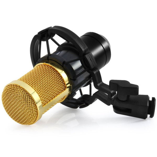 BM-800 High Quality Excellent Condenser Sound Recording Microphone Shock Mount for Radio Braodcasting Singing Bass-reduction