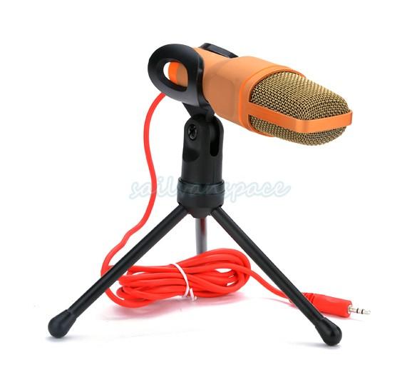 2014 New Fashion Sound Podcast Studio Professional Condenser Microphone For Laptop Skype Singing Recording SV02