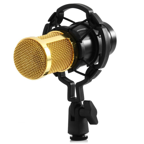 Microphone BM-800 BM800 Professional Condenser Sound Recording Microphone with Shock Mount for Radio Braodcasting Microphone