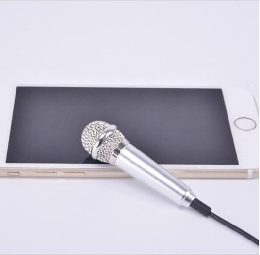 2018 Hot Selling MINI Jack 3.5mm Studio Lavalier Professional Microphone Handheld Mic for Mobile Phone Computer for iPhone Samsung karaoke