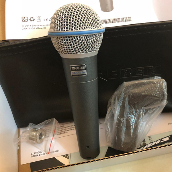 Instrument Microphone wired Dynamic Cable Professional Studio Supercardioid Dynamic Vocal Mic Microphone DHL Free to MX AU NZ CA US