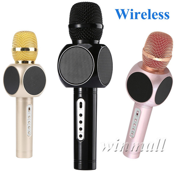 Magic Karaoke Microphone E103 Wireless Bluetooth Professional K Song Handheld Microphone Outdoor KTV Speaker For PC iOS Android