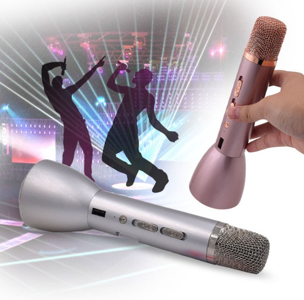 Way - K088 mobile karaoke treasure palm KTV star artifact Sing the microphone bluetooth wireless microphone