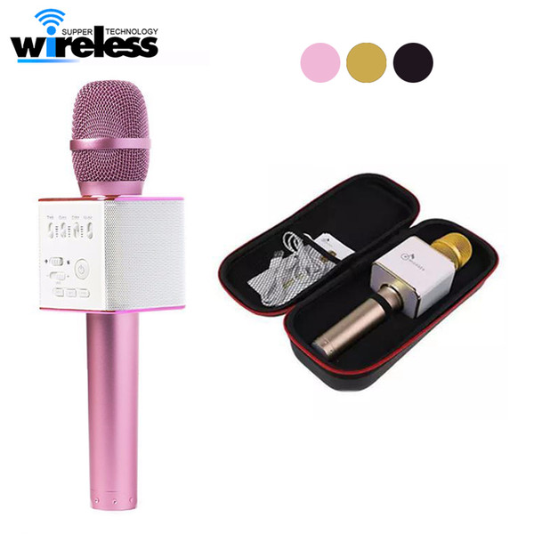 Q9 Handheld Microphone Bluetooth Wireless KTV With Speaker Mic Microfono Handheld For Smartphone Portable Karaoke Player