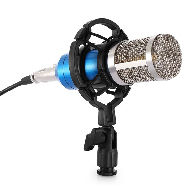 BM-800 Condenser Microphone Sound Recording Microfone With Shock Mount Radio Broadcasting Microphone For Desktop PC