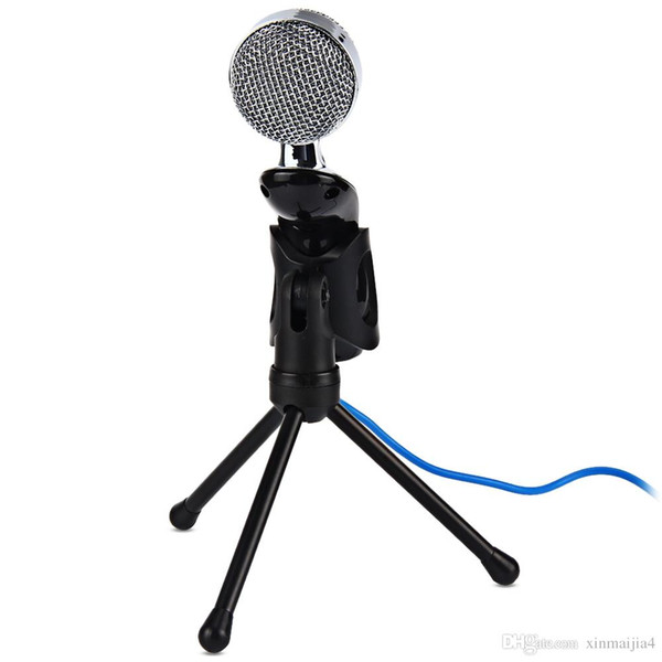 USB Condenser Microphone Mic Studio Audio Sound with Stand Support Bracket