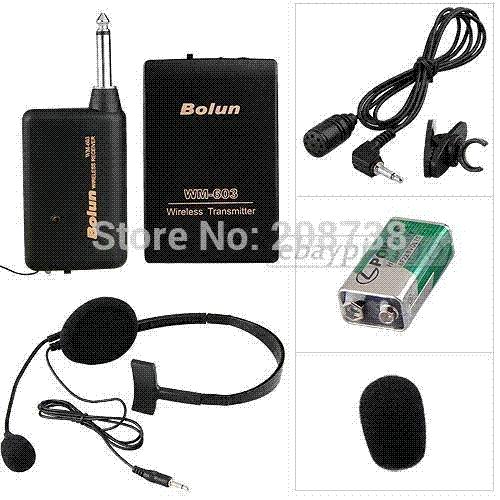 Remote Wireless Microphone Stage Headset DJ Mic + Transmitter + Receiver Microphones Cheap Microphones Cheap Microphones