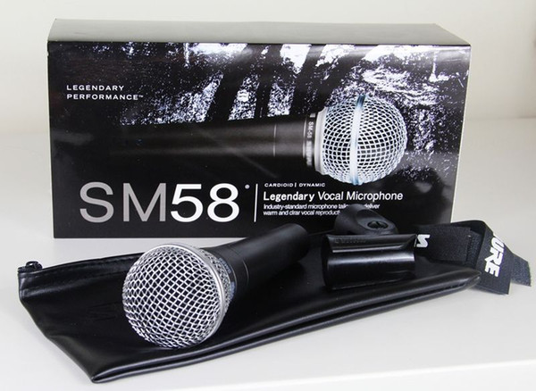 New High quality SM 58 58LC SM58LC Clear Sound Handheld Wired Karaoke Microphone Freeshipping