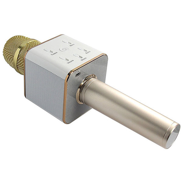 High quality Portable Wireless Karaoke Microphone Handheld Condenser Microphone with Speaker for iPhone/iPad/Samsung IOS Android Smartphones