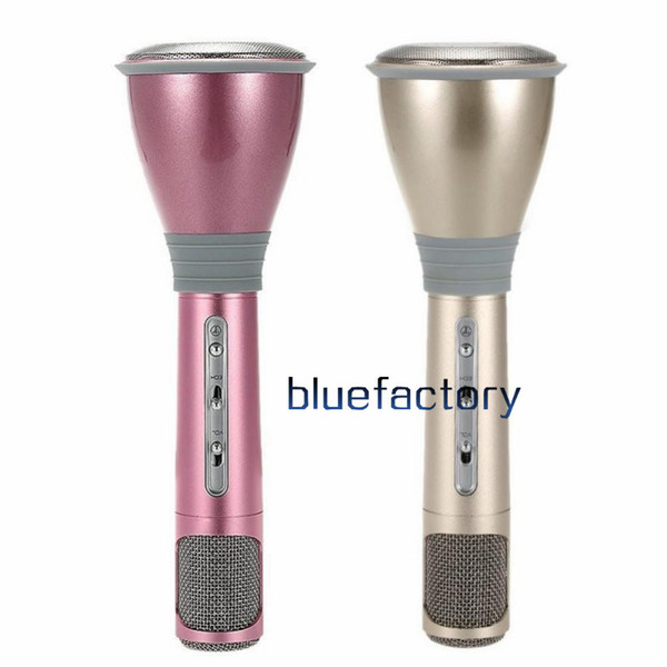 Wireless Bluetooth K068 Microphone With Mic Speaker Condenser Mini Karaoke Player KTV Singing Record for Android IOS Phone Computer