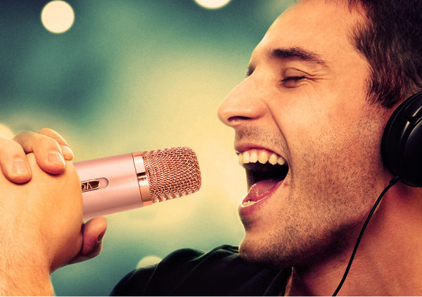 2017 Hot Sale K088 Karaoke Player Wireless Bluetooth Speaker with Music Microphone Portable KTV Singing Sound OK Player