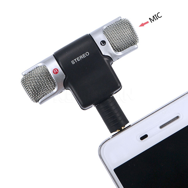 Mini 3.5MM Plug Insert Microphone Stereo Mic Recording Mobile Phone Studio For Cellphone PC Tablet Laptop Recording Pen MD Camera