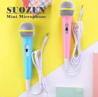 SUOZUN Studio Portable Mini 3.5mm Stereo Studio Speech Mic Audio Microphone For Phone/Smart Phone Desktop Accessories