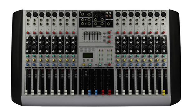 16Channels 4Band EQ 2Bus Output 48V Phantom 26DSP Effect Audio Mixer HX16