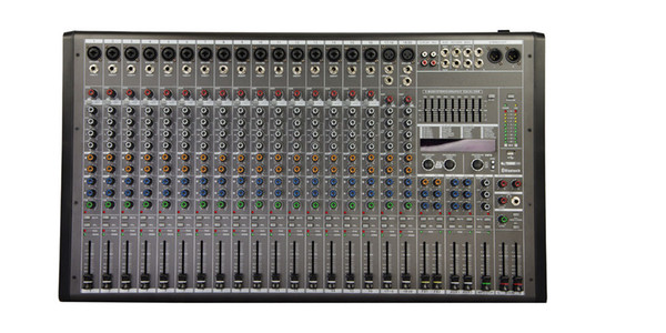 20Channels 2x1800W 4ohm 4 band EQ Double 24Bit DSP Effect Bluetooth Powered Mixer P-20X2