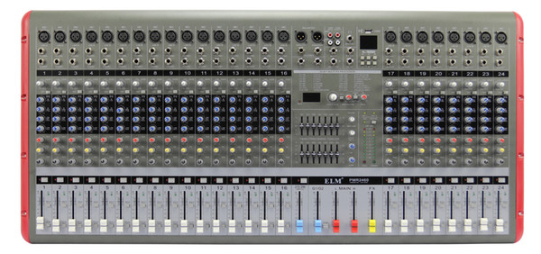 HOT-SALE 24Channels 2x650W Amplifier output 24 Bit DSP Effect USB Powered Mixer PMR2460