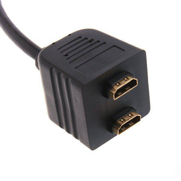 50PCS 25CM Full 1080P HDMI Male to Female Y Splitter Adapter HDMI Cable for Plasma Digital TV LCD Free