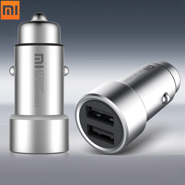 Xiaomi Universal Fast Car Charger Fast Charging Dual USB Output for Xiaomi Apple Samsung HTC