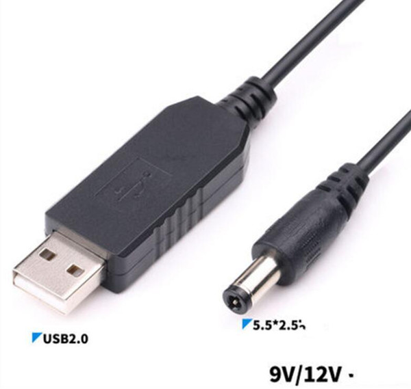 USB DC 5V To DC 12V 9V 2.1mm X 5.5mm Module Converter DC Barrel Male Connector Jack Power Cable