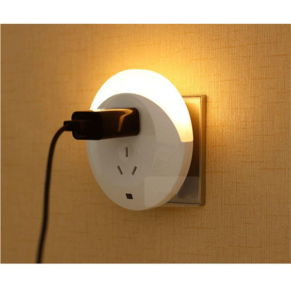 Creative Wall Socket Face Plate With LED Sensor Night Light