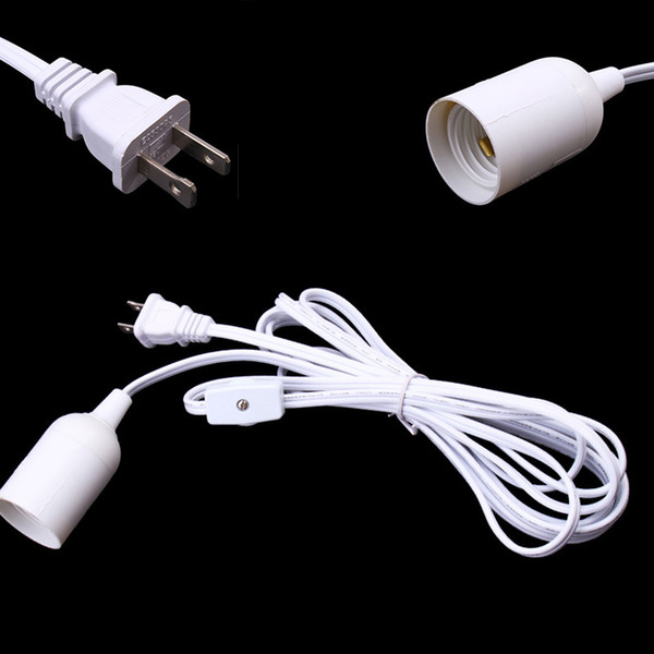 3.5m UL approved IQ lamp power cord with on/off switch and E26 lampholder 12 feet cable