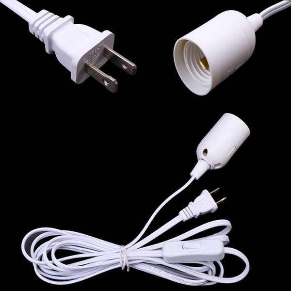 12ft 3.5M wire lampshade wire power cord wire power cord IQ lamp cords chandelier UL Power Cord w/ Bulb Socket