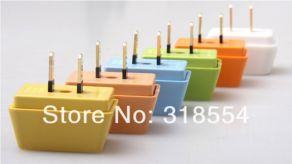 500pcs/lot New 3 in 1 US To US World Travel Wall Charger Plug Adapter Converter / US Flat Pin Free Shipping 0001