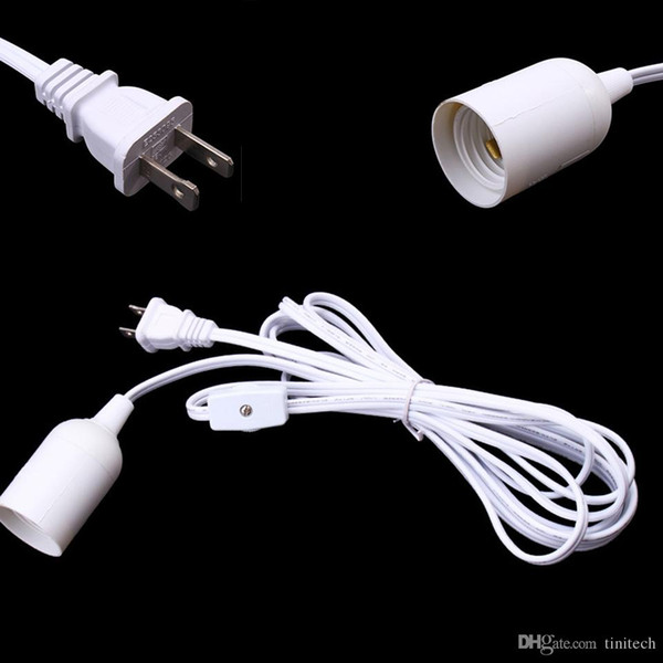 3.5m UL approved IQ lamp power cord with on/off switch and E26 lampholder 12 feet cable