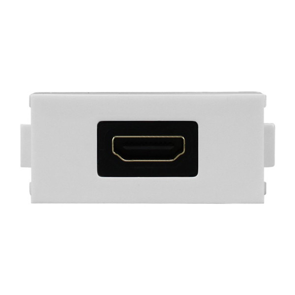 White Short HDMI Home Accessories LY-024 Elbow HDMI Socket LY-022 HDMI Module for 86 Wall Plate Panel