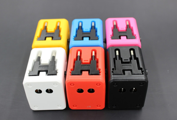 Global Universal Travel Adapter Plug Multi-Purpose Socket High Quality Global Power Plug Adapter With USB Colors AC UK EU US AU 20UP