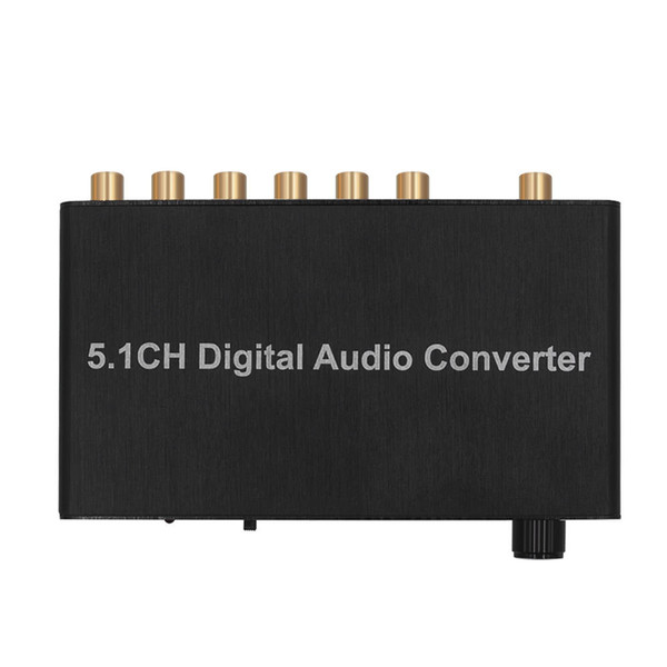 5.1 CH Digital Audio Converter w/ 3.5mm Stereo HD Audio Adapter Supports LPCM / PCM / RAW