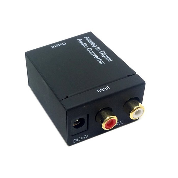 The New Analog L/R to Digital SPDIF Coaxial Coax RCA & Optical Toslink Audio Converter