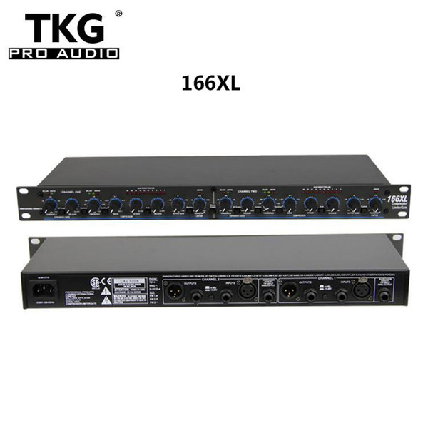 TKG sound systems equipment dj audio Professional precision maximizer dual channel compressor limiter 166XL speaker limiter