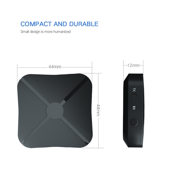 2019 NEW KN319 2 IN 1 Bluetooth Transmitter Receiver 3.5mm Wireless Adapter Bluetooth 4.2 Stereo Audio Dongle For TV Car /Home Speakers