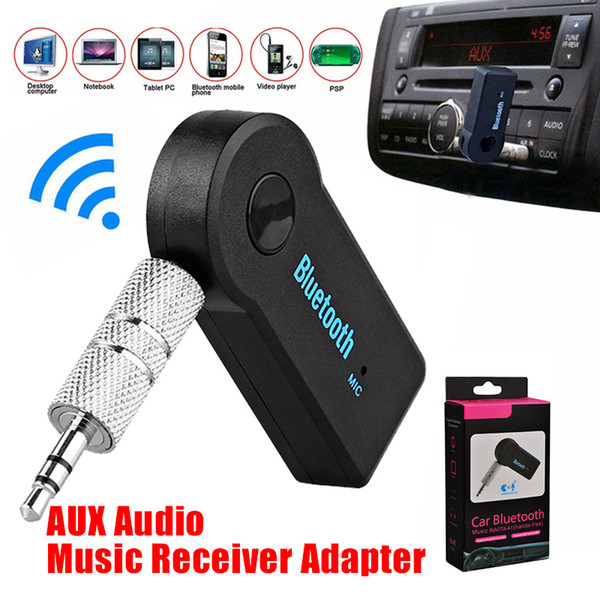 Car Bluetooth Receiver Audio Music Receiver Adapter FM Transmitter AUX Streaming A2DP Bluetooth Receive Universal for Car Speaker Headphone