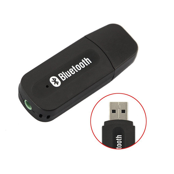 Universal 3.5mm Stereo Audio USB Wireless Bluetooth Music Receiver Adapter For iPhone 7 Plus Samsung S7 S8 Edge Android Phone Opp Package