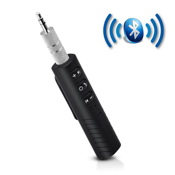 Clip-on Receivers Wireless Bluetooth AUX Receiver for Car Headphone Speaker 3.5mm Bluetooth Audio Music adapter with Mic