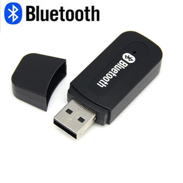 Mini usb bluetooth Stereo Music receiver Adapter Wireless Car Audio 3.5mm Bluetooth Receiver Dongle for cellphone With Retail Package