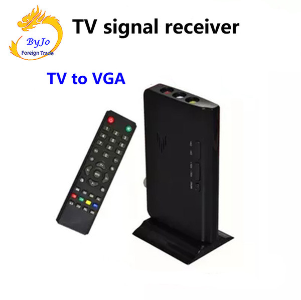 TV signal receiver TV to VGA TV input and VGA output for PAL NTSC video input Suitable for projector DVD video game console