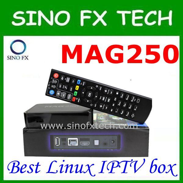 Best Linux IPTV box Mag 250 iptv set top box Media player linux os iptv box mag254