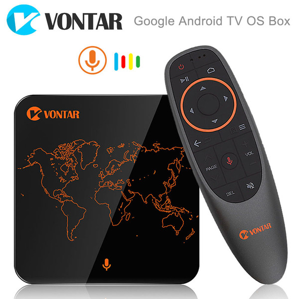 2018 VONTAR V1 2GB 16GB Smart TV BOX Android 7.1 Google Voice Control Remote Amlogic S905W WIFI Google Play Set top Box