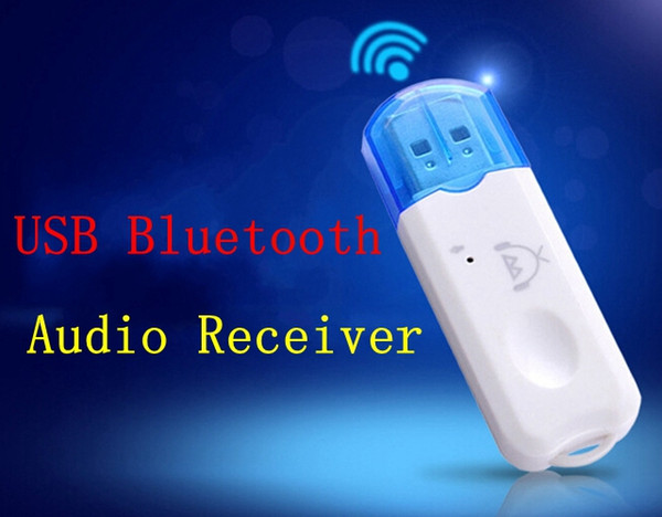 Free Shipping New Arrival Wireless USB Bluetooth Audio Music Receiver Adapter ,50pcs/lot