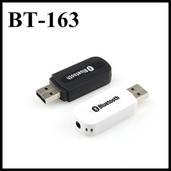 BT-163 usb bluetooth Stereo Music receiver Adapter Wireless Car Audio 3.5mm Bluetooth Receiver Dongle for iphone speaker mp3