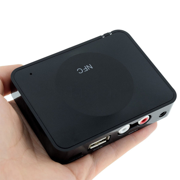 Freeshipping Mini Wireless NFC Bluetooth 3.0 Audio Receiver for Sound System Receptor Audio Speaker NFC-Enabled Bluetooth Music Receiver