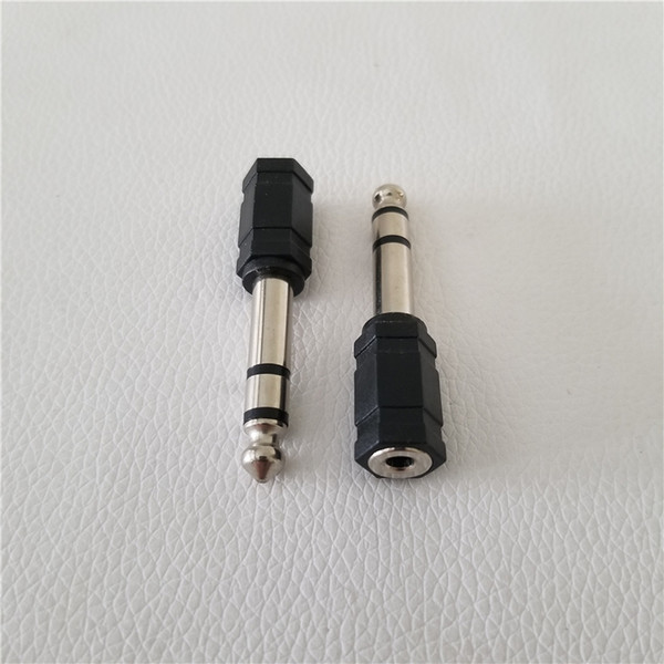 Wholesale 100pcs/lot Keyboard Electric Piano 6.5mm to 3.5mm Adapter Converter Electronic Drum Plug Headphone Adapter Jack