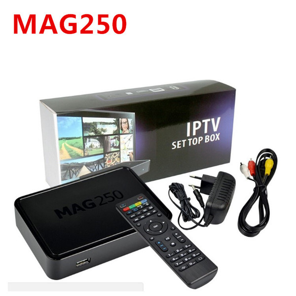 Iptv streaming Set Top Box Mag250 Linux System streaming Iptv STi7105 Streaming box 256M Media Player stalker MAG 250 254 Linux TV Box