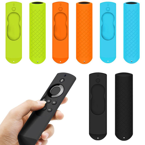 Anti Slip Silicone Protective Case Cover Shell for Fire TV Voice Remote 5.9 inch for Fire TV Stick Remote Controller 4 Colors