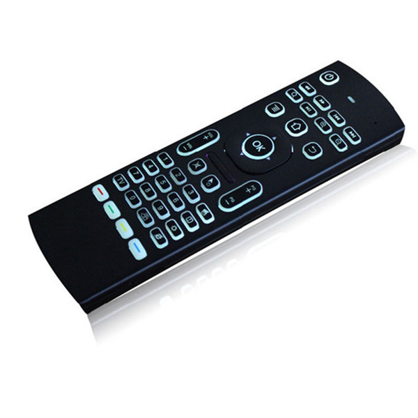 MX3 Backlight Wireless Keyboard 2.4G Wireless Remote Control IR Learning MXIII Fly Air Mouse Backlit For Android TV Box